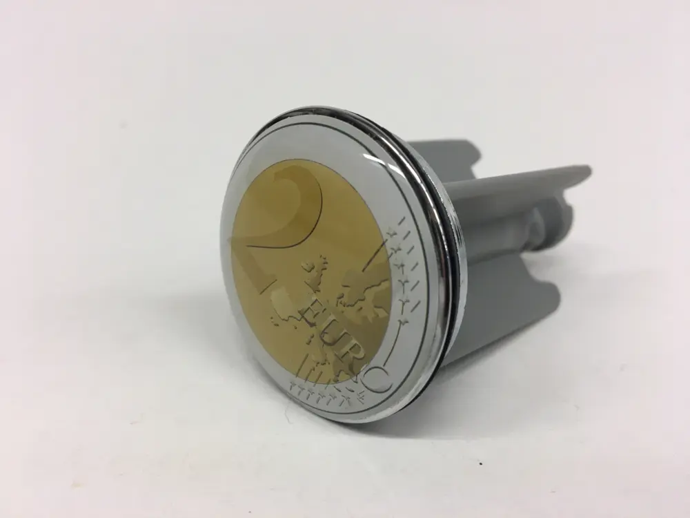 Wastafelstop 2 Euro munt