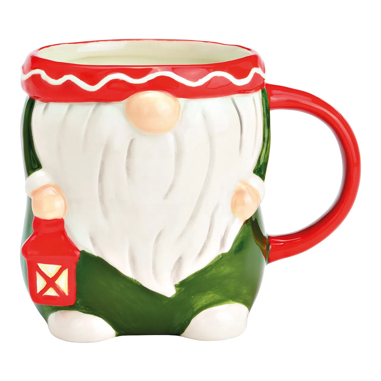 3D kerst mok kabouter – keramiek 680 ml | Kerst cadeau