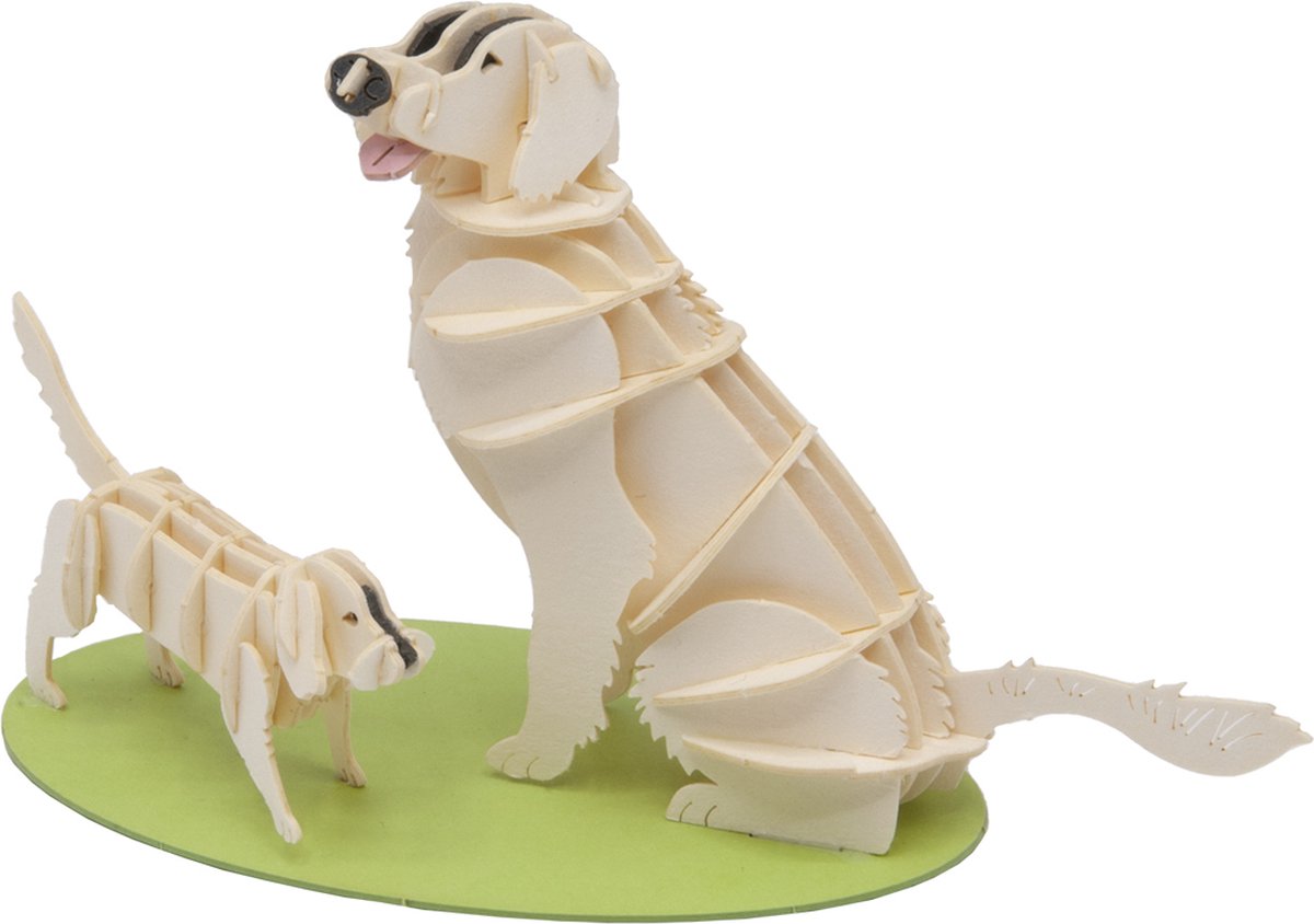 3D puzzel bouwpakket hond golden Retriever