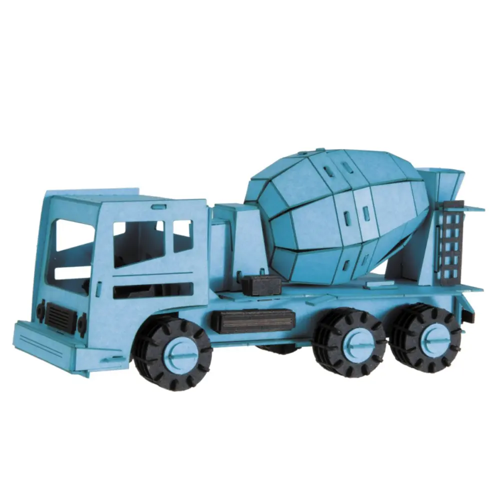 3D puzzel en bouwpakket vrachtauto betonmixer cementwagen
