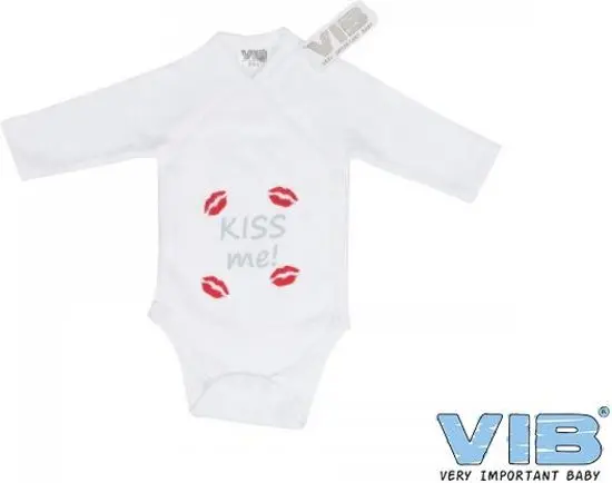 Witte Very Important Baby (VIB) Romper Kiss Me