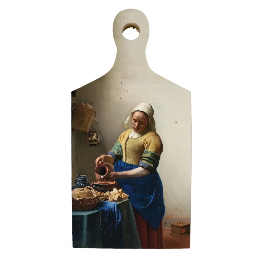 Borrelplank Het melkmeisje - Johannes Vermeer