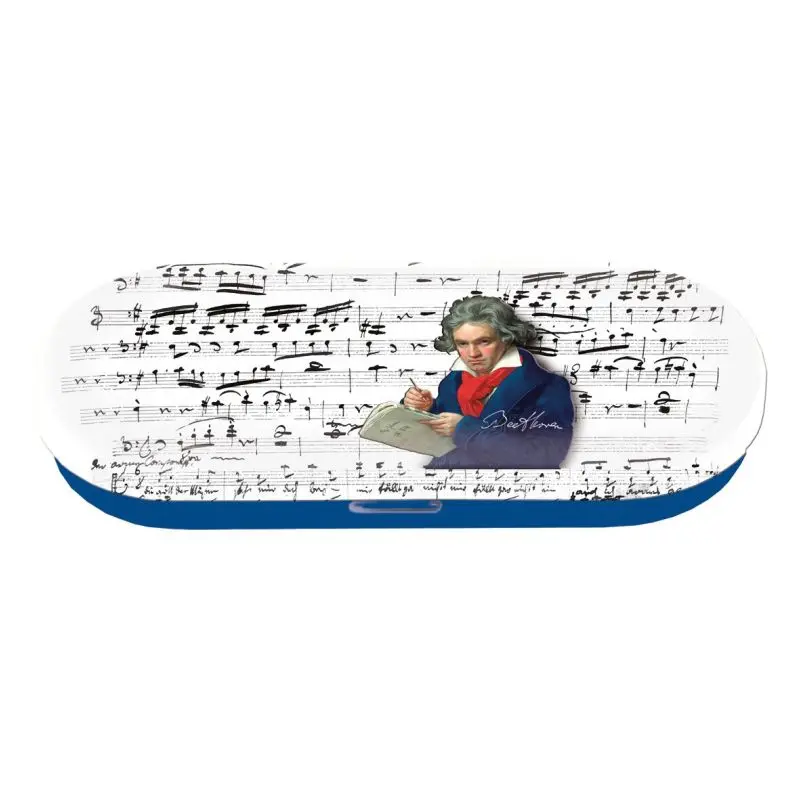 Brillenkoker Beethoven met bladmuziek print