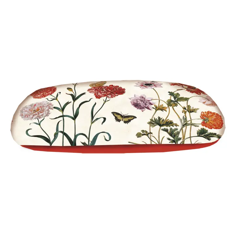 Brillenkoker luxe bloemen en vlinders van Maria Sibylla Merian