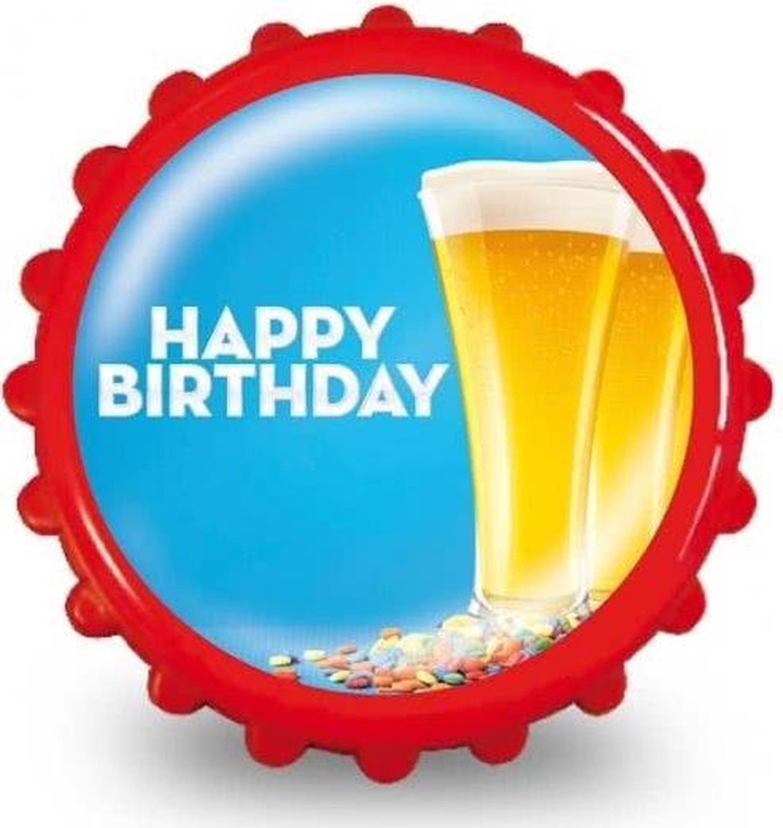 Feestelijke Flesopener voor Jarige - Happy Birthday