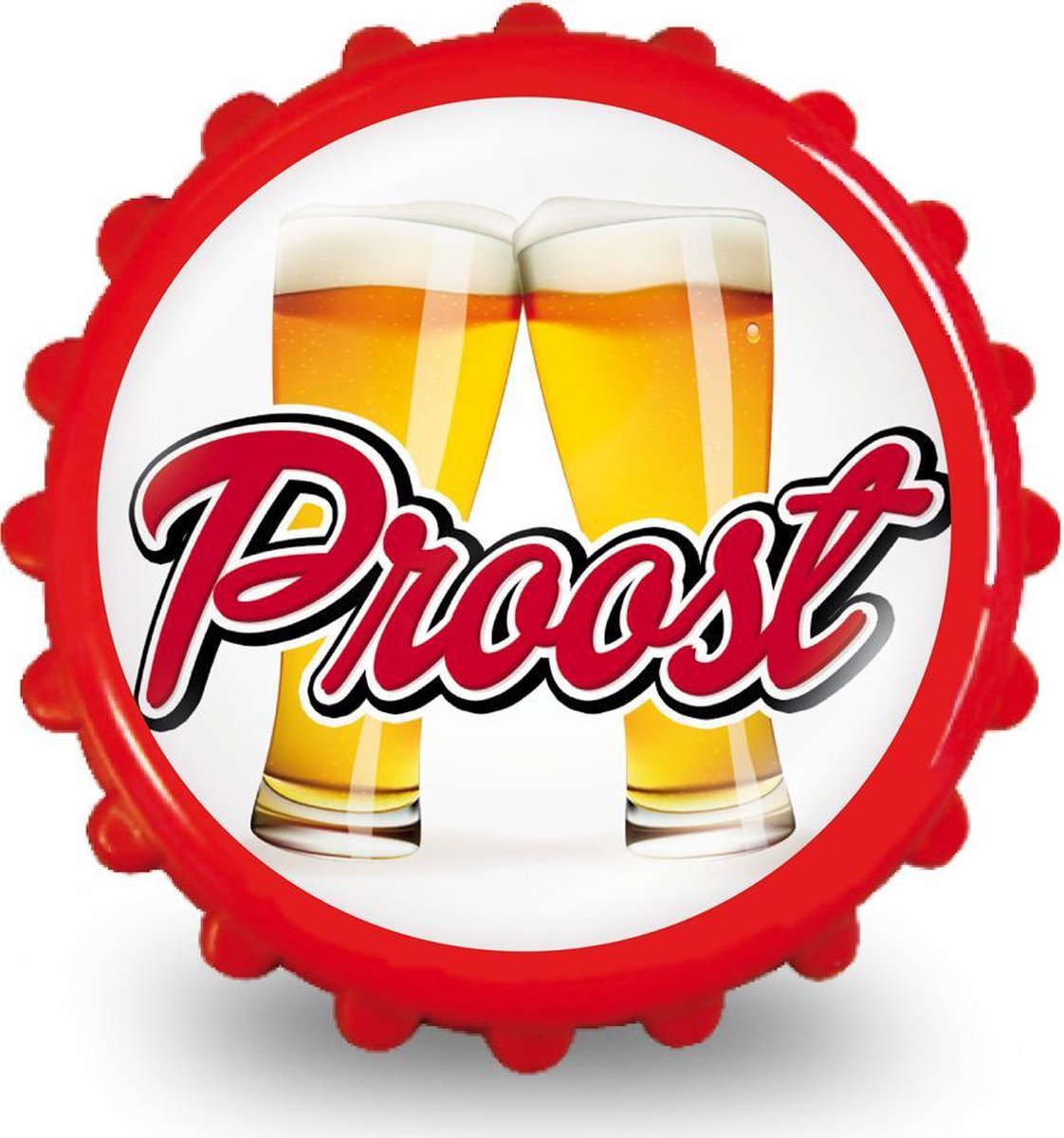 Flesopener met tekst PROOST!