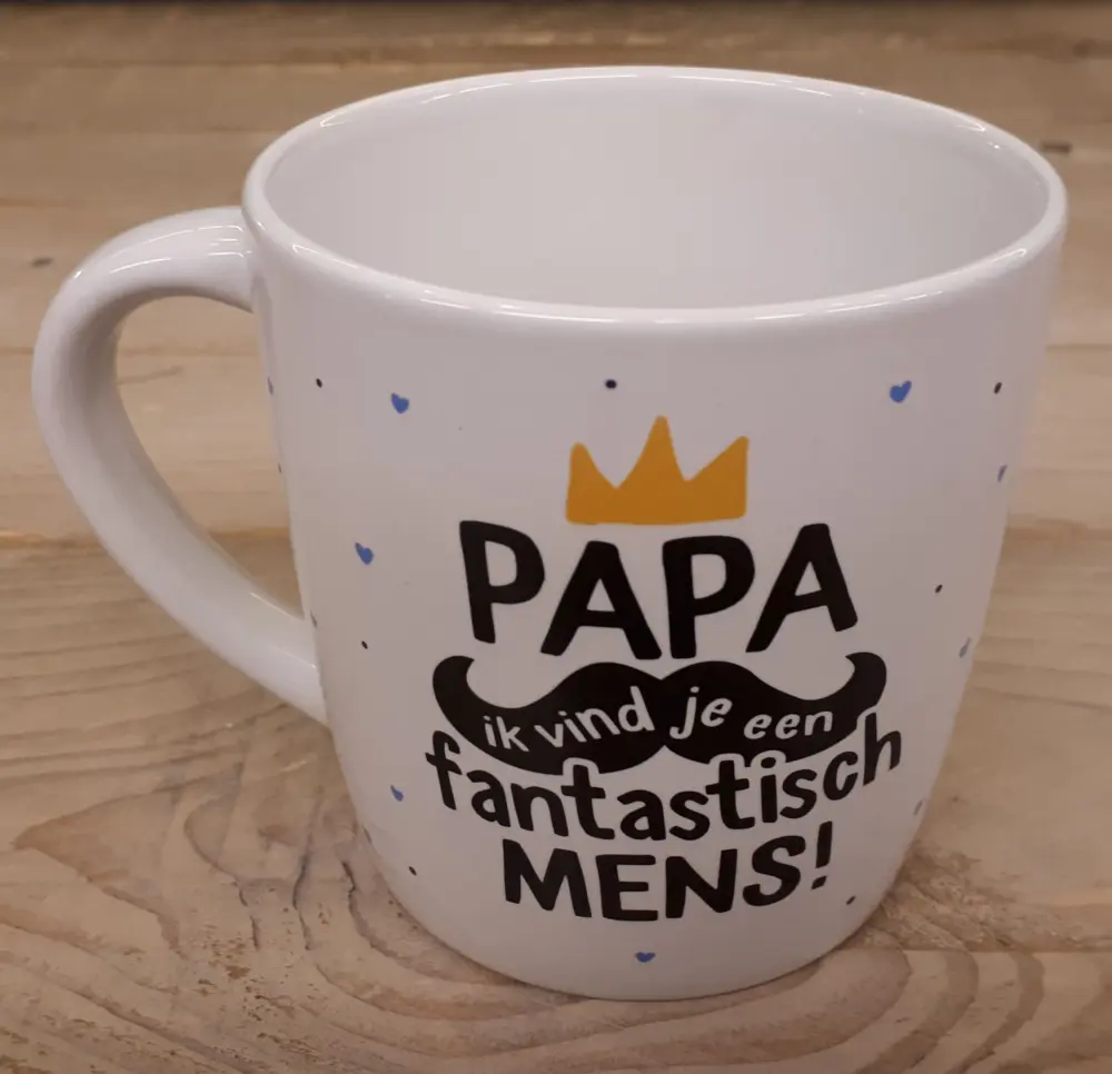 Mok Papa ik vind je een fantastisch mens