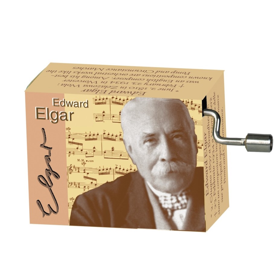 Muziekdoosje klassieke componisten Edward Elgar