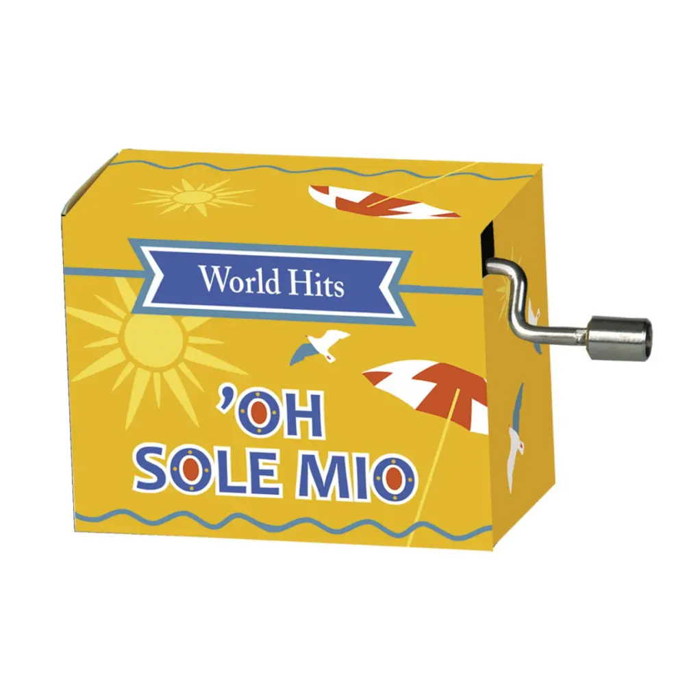 Muziekdoosje O sole mio uit de serie wereldhits