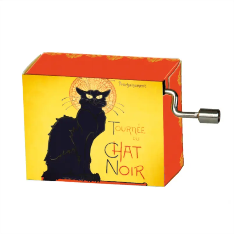 Muziekdoosje Tournée Chat Noir melodie French Cancan
