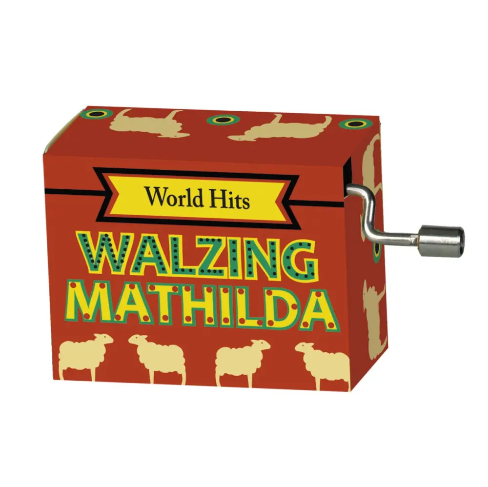 Muziekdoosje Walzing Mathilda uit de serie wereldhits