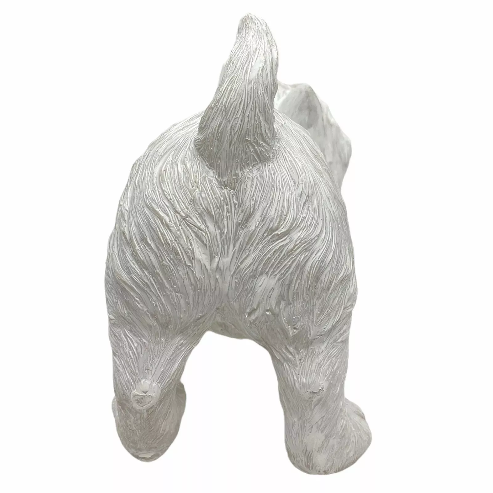 West Highland White Terrier beeldje – Wit hondenbeeld van 21 cm