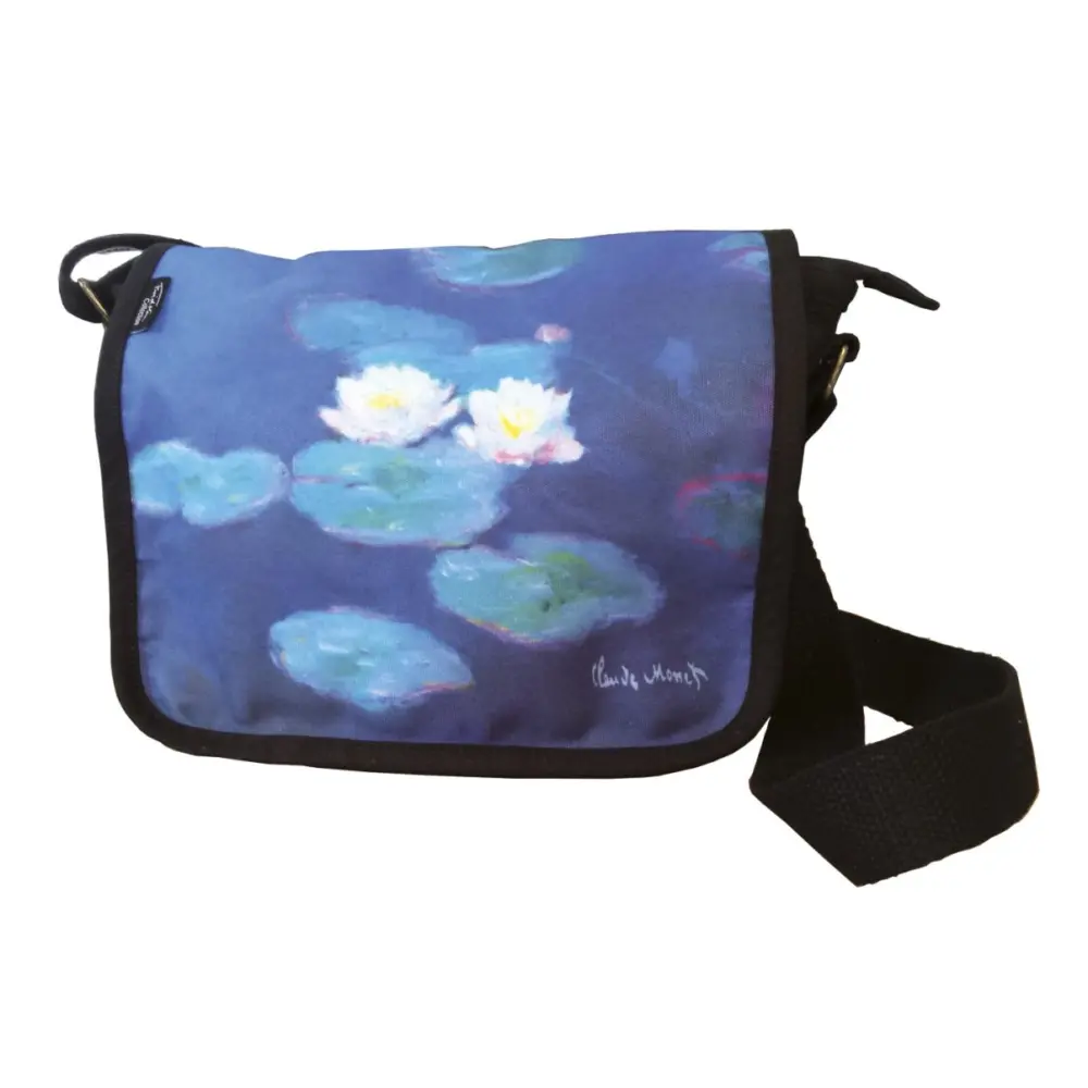 Schoudertas kunstenaars Claude Monet Waterlelies
